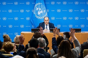  Russia's Foreign Minister Sergey Lavrov in New York City participated in UN Security Council meetings (January 22-24, 2024)