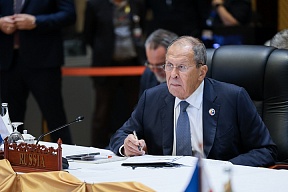 Foreign Minister Sergey Lavrov attended the annual ministerial events held by  the Association of Southeast Asian Nations (ASEAN)